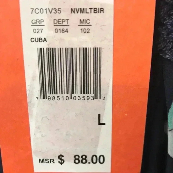 CHELSEA& VIOLET WO SZ LG CROCHET BODICE SHEER TOP - Picture 9 of 14